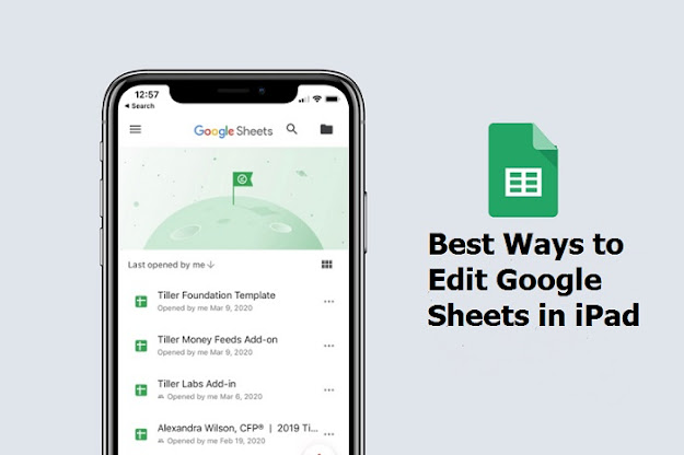 Best Ways to Edit Google Sheets in iPad