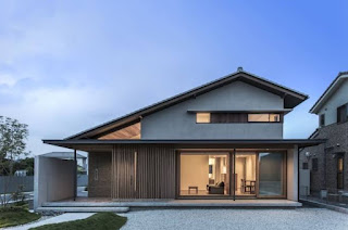 desain rumah ala Jepang model 2 lantai modern