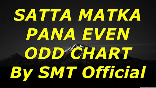 SATTA MATKA PANA EVEN ODD CHART By SMT Official