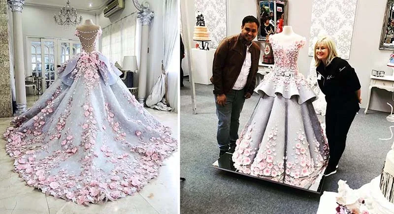  This Wedding-Dress Cake Will Play Serious Mind Games With You 