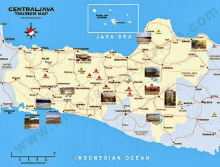 Peta Wisata dan Rute Objek Wisata Jawa Tengah