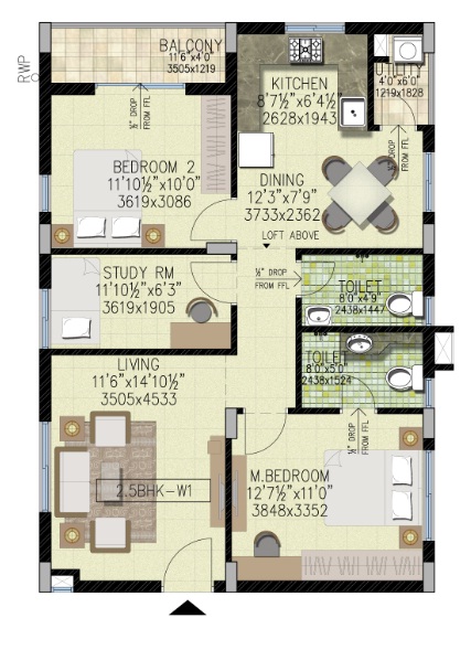 West Facing  House  plans  