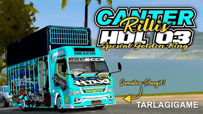 Download Mod BUSSID Truck Canter Cabe Terpal Kotak