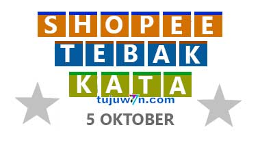 tantangan harian shopee tebak kata 5 oktober terbaru 2022