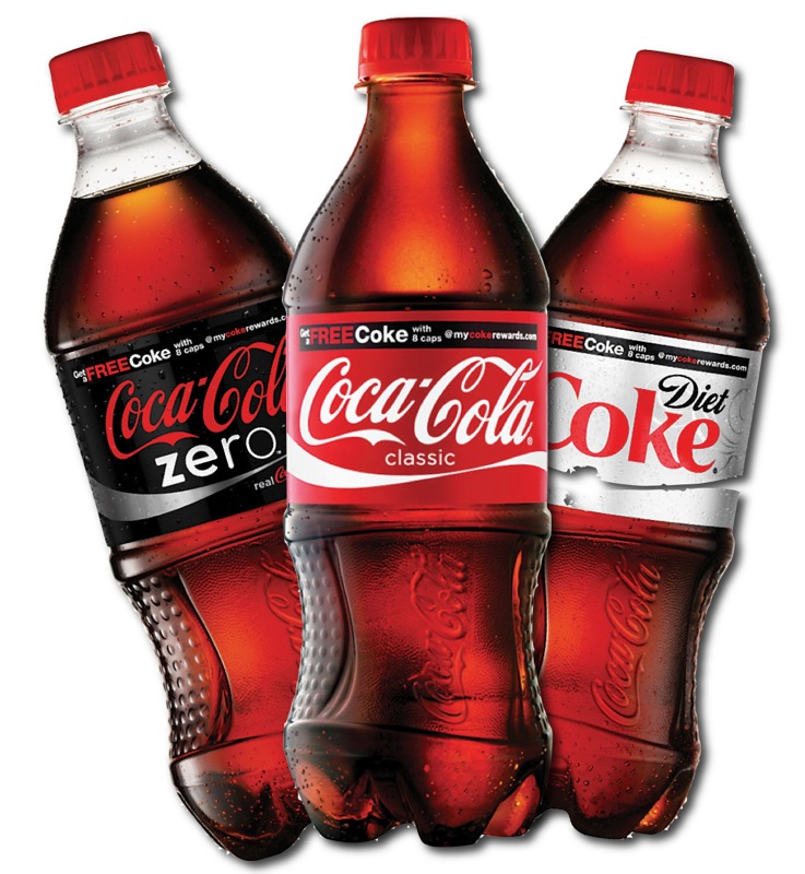 ounce of coke. TWO 20-oz bottles of Coke