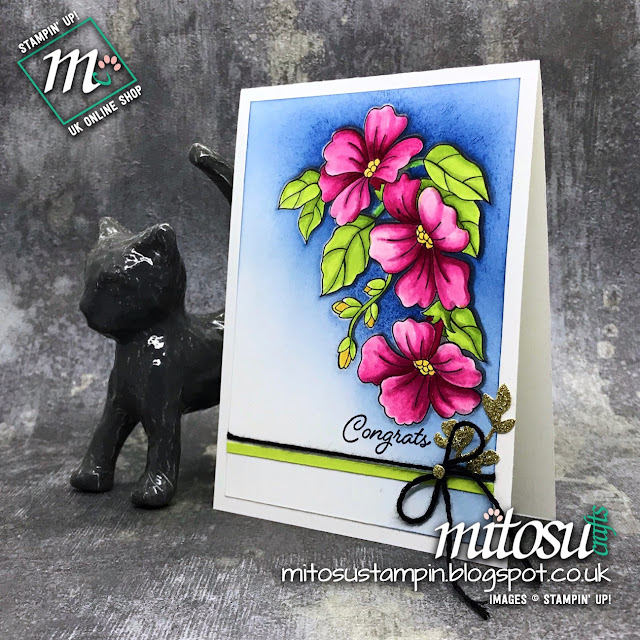 Stampin' Up! Blended Seasons Card Idea order cardmaking products from Mitosu Crafts UK Online Shop