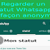 Comment Voir un Statut Whatsapp Sans etre vu