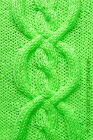 Cable Knitting Stitches » Cable panel 12 » Four Band Knot