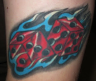 Dice Tattoo Design Picture Gallery - Dice Tattoo Ideas