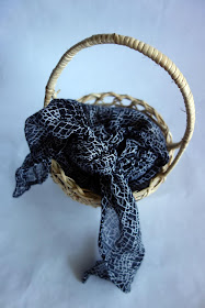 repurposing baskets, other uses for scarves and sashes