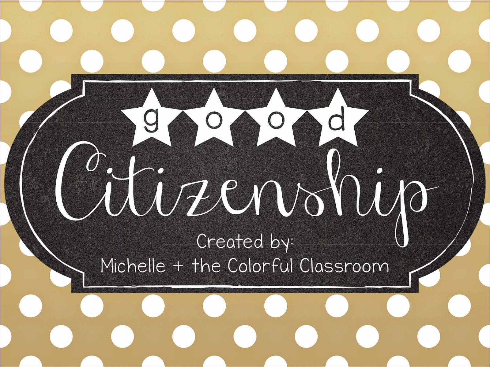  Good Citizenship {{freebie}}