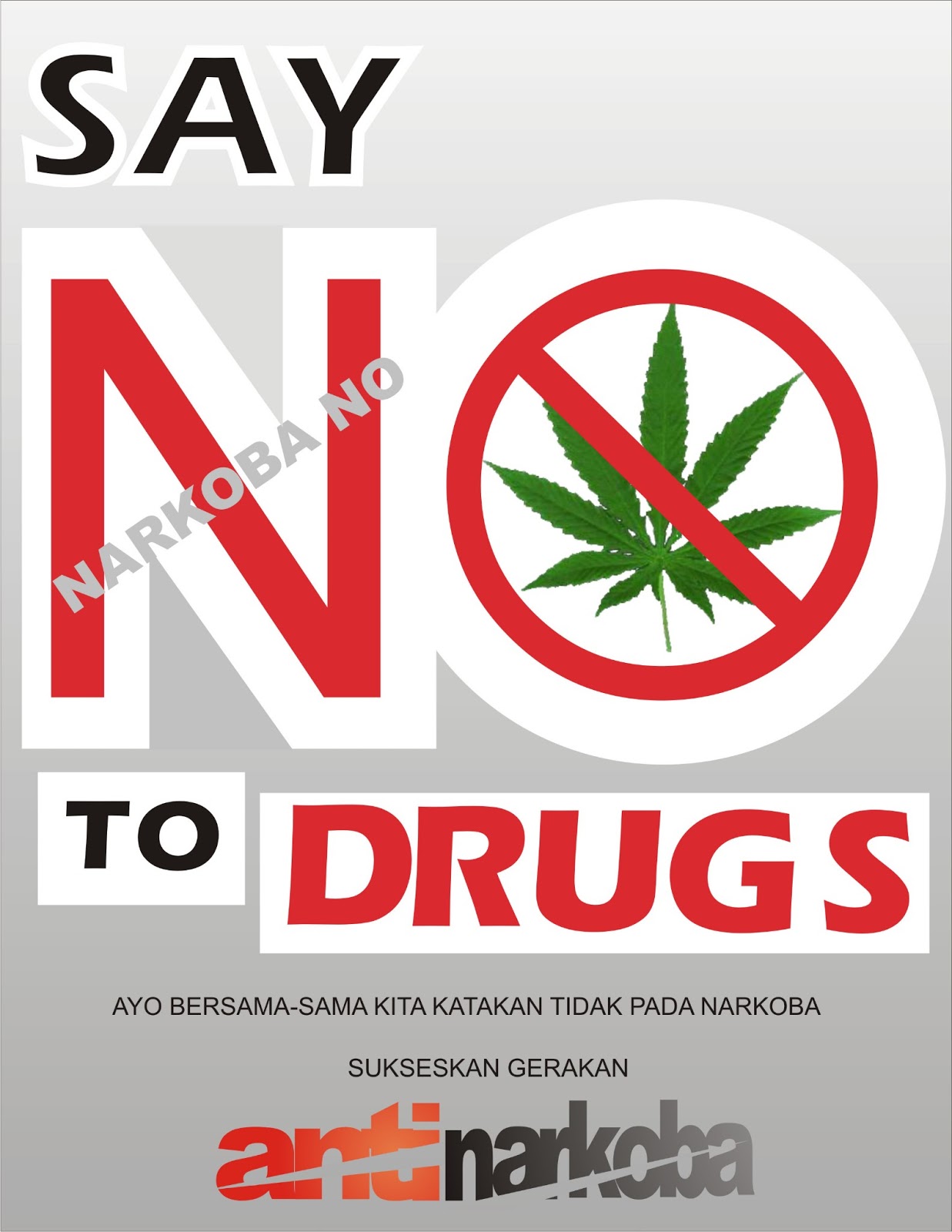 Blog Buku Online: Membuat Poster Tentang Narkoba