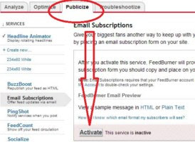 Email Subscription Activation