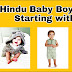 Hindu Baby Boy Names Starting With 'A'