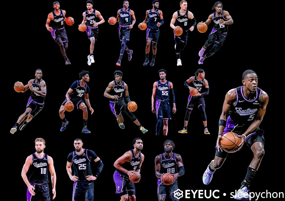 Sacramento Kings Portraits Pack HD by Sleepychon | NBA 2K22