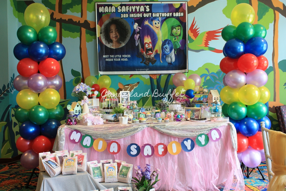 Candy Buffet Kota  Kinabalu  Sabah Inside Out Birthday 