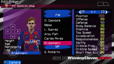 Winning Eleven 2020 HD Kamera Jauh Update 19-20