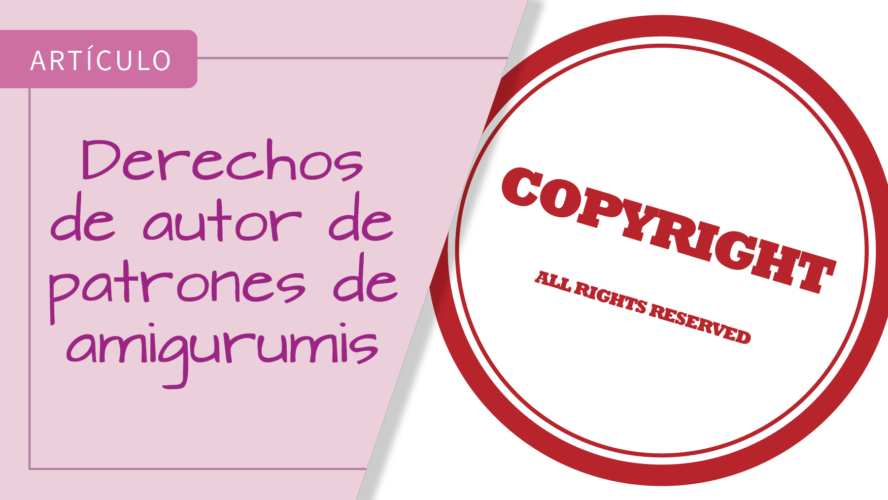 Aramela*Artesanías: Acerca de los derechos de autor de los patrones de  amigurumis