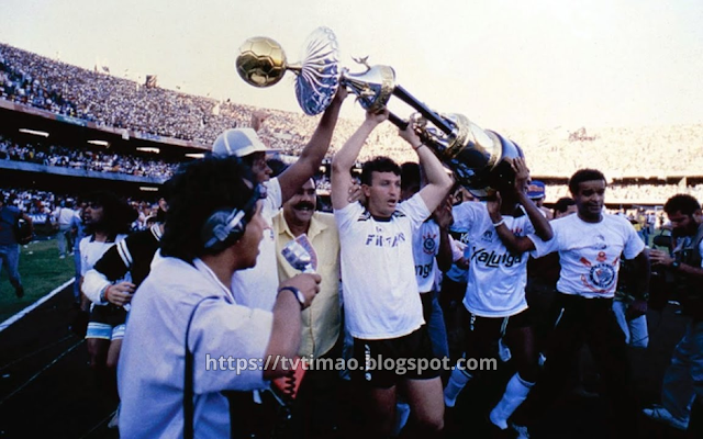 Primeiro título do campeonato brasileiro do Corinthians em 1990