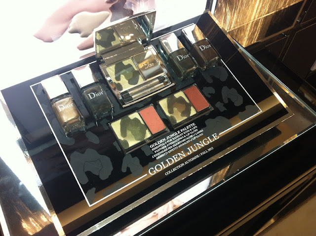 Dior Golden Jungle Collection fall autunno 2012 duo smalti crackle top coat palette 