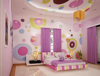 Teenage Girl Bedroom Ideas Wall Color Purple