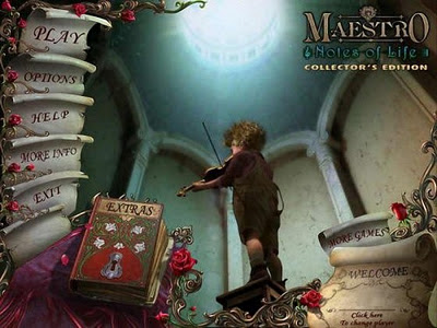 Maestro: Notes of Life Collector's Edition Main Menu