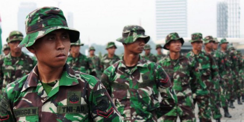Motif Lama Loreng Seragam TNI AD Pakaian dinas lapangan 