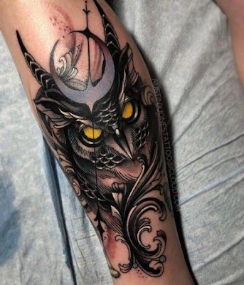 Owl tattoos ideas + design รอยสักรูปนกฮูก