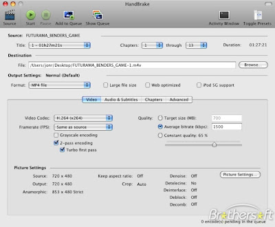 HandBrake 0.9.5