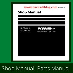 PC88MR-10 shop manual excavator komatsu