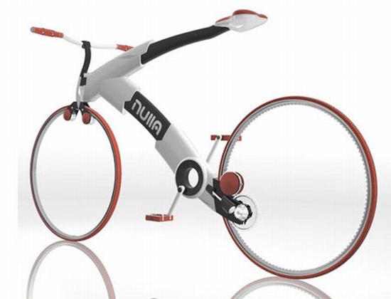 Chain-less Nulla Bike Concept is a future fashion 