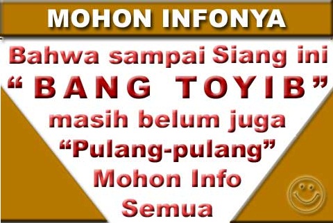 Bang Toyib Kapan Pulang ke Bawean  Media Bawean