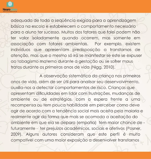 Dificuldades e Transtornos de Aprendizagem