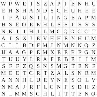 Winter : A Word Search Puzzle for German Learners