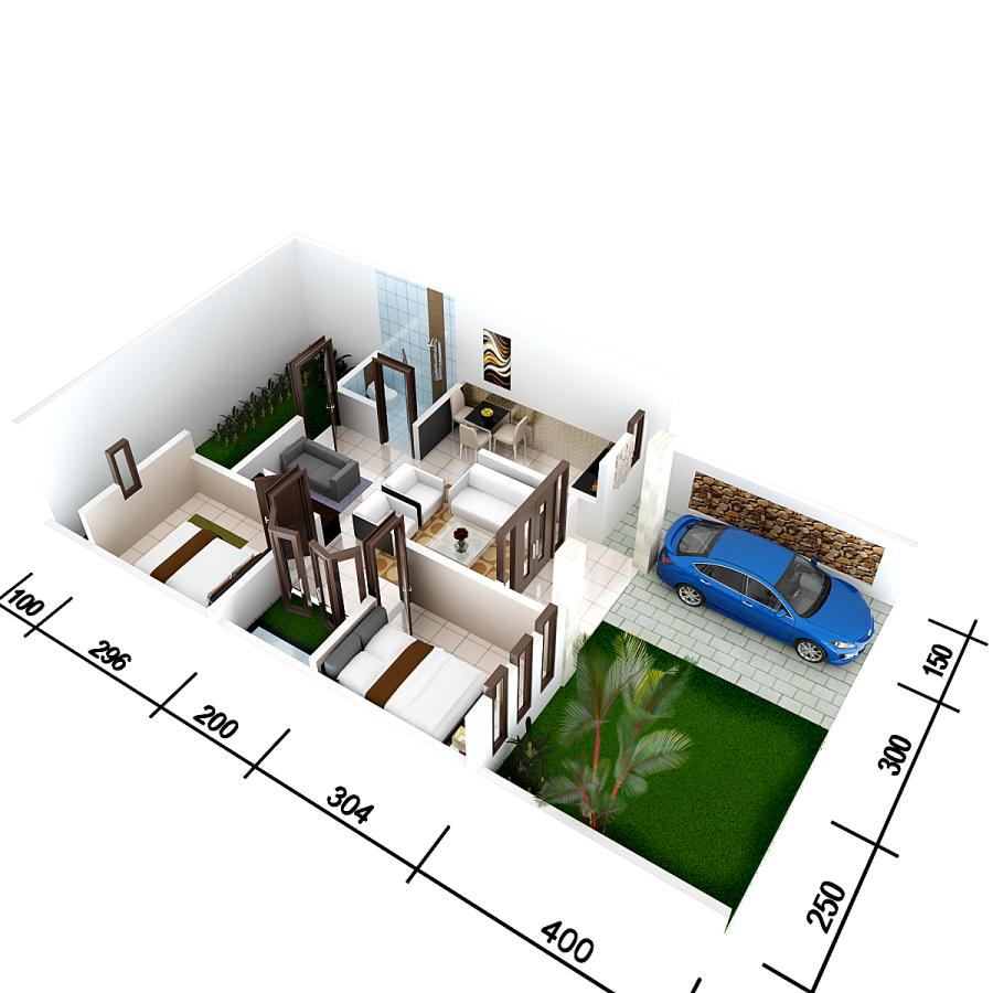 Rumah Type 45 Pengertian Denah Harga Arsitur Media Desain