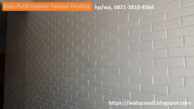 expose dinding ruangan dengan batu alam expose clssic putih bersih natural alami. https://watucandi.blogspot.com