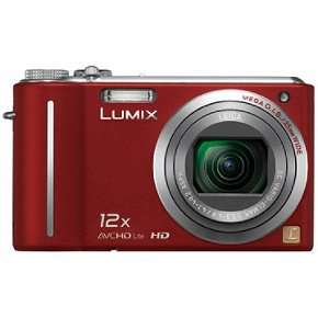 Panasonic Lumix DMC-ZS3 10MP Digital Camera with 12x Wide Angle MEGA Optical Image Stabilized Zoom and 3 inch LCD (Red)