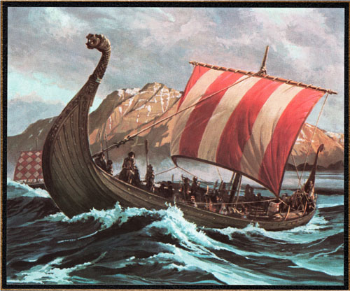 the historical miniaturist: wip viking long ship