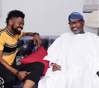 Basketmouth played a host to Femi Otedola