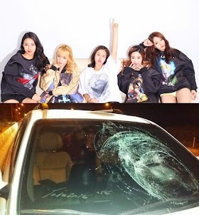 Rookie girl group Bad Kiz gets into a car accident
