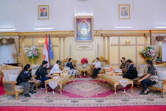 DPW Amsindo Sulselbar dan GASS Silaturahmi dengan Gubernur Sulsel Andi Sudirman Sulaiman