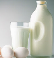 Susu dan telur menu diet hebat