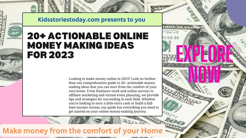 Make money Online Ideas 2023