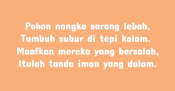 contoh pantun agama islam