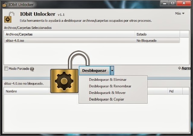 IObit Unlocker 1.1 (20140304) Final [Desbloquea archivos en Windows][Imprescindible][Resubido]