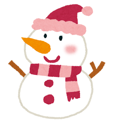 クリスマスのイラスト 雪だるま かわいいフリー素材集 いらすとや