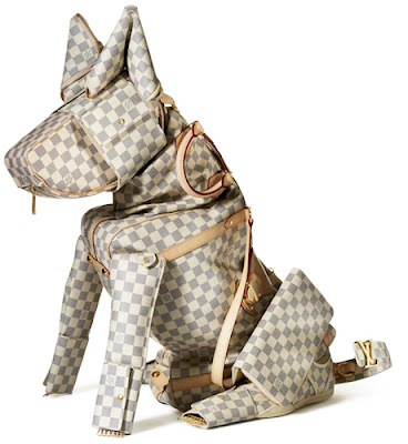 Billie Achilleos recrea animales con bolsos Louis Vuitton Billie Achilleos animals recreates Louis Vuitton handbags