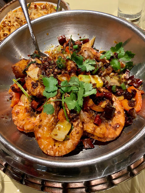 King Prawn dish at Jinli, Sichuan restaurant London #TheGCAs