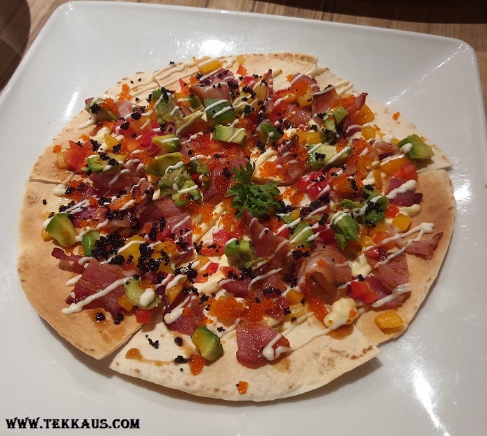 Wa Zen Menu Bacon Pizza