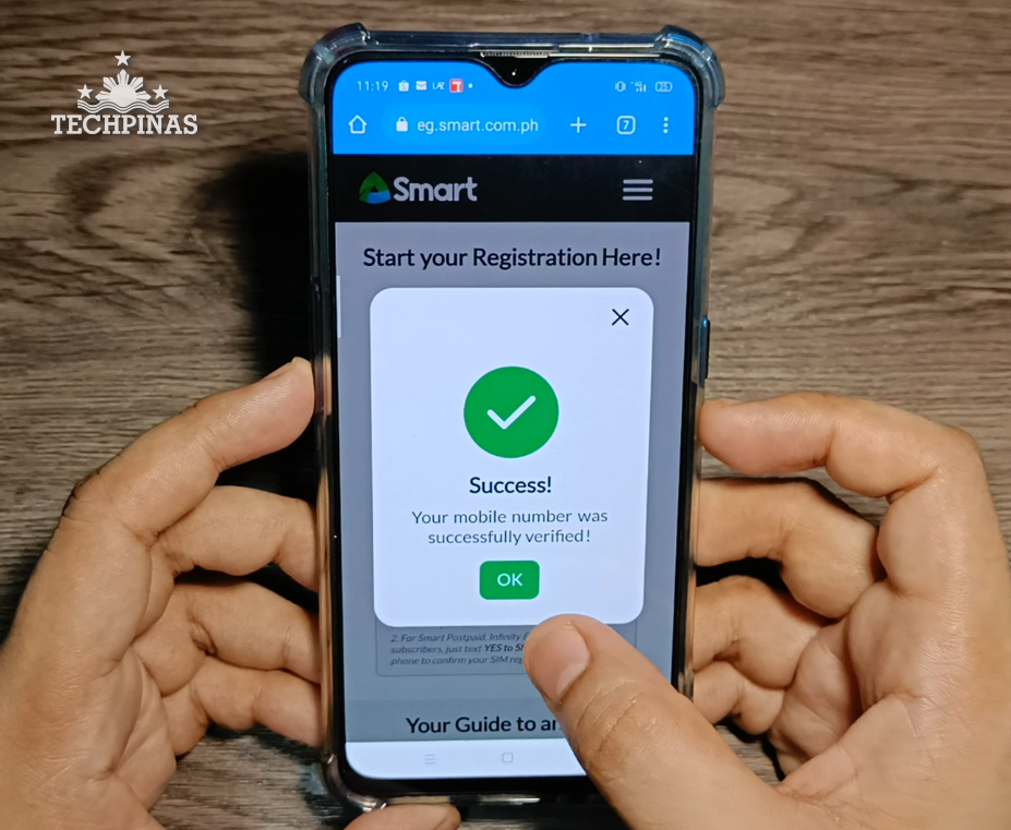 Register Smart SIM Card